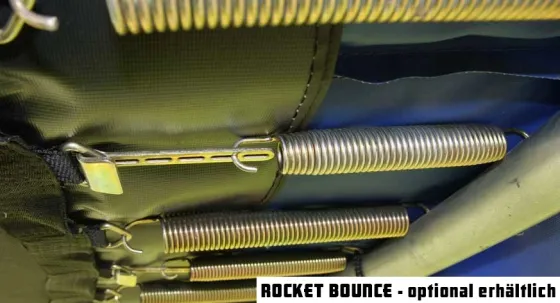 Trampolin MegaAir 490, Sicherheitsnetz, Leiter und Abdeckplane