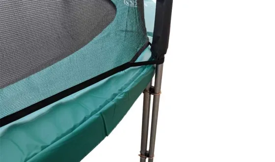 Trampolin SuperAir 430 mit Sicherheitsnetz und Leiter