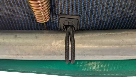 Trampolin SuperAir 430 mit Sicherheitsnetz und Leiter