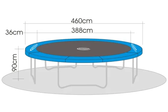 Jumpmax SuperAir Riesentrampolin 460 cm
