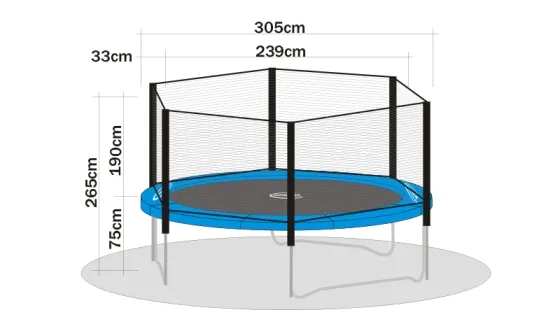 Sicherheitsnetz AIR für Trampoline 310 cm