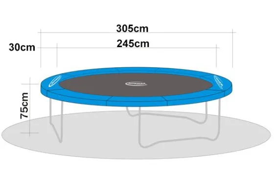 Technsiche Daten des Jumpmax Gartentrampolin Air 310