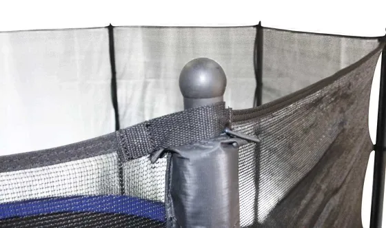 Ersatz-Sicherheitsnetz für Trampoline 300–310 cm mit 4 U-Beinen (8 Netzstangen)