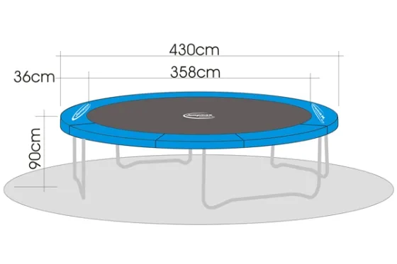 Jumpmax Air Gartentrampolin 430 cm