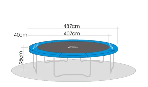 Jumpmax MegaAir Riesentrampolin 490 cm