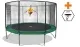 Trampolin SuperAir 430 mit Sicherheitsnetz und Leiter