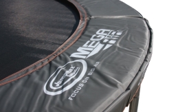 Trampolin MegaAir 490, Sicherheitsnetz, Leiter und Abdeckplane