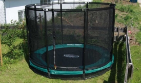 Bodentrampolin Set MegaAir 430 mit Sicherheitsnetz